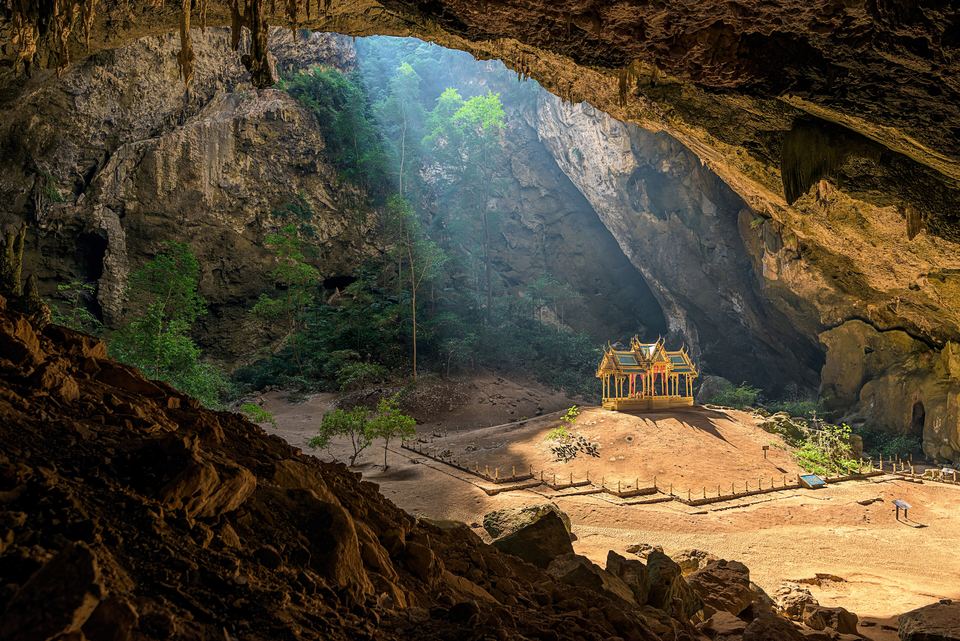 Khuha Kharuehat Pavilion in Phraya Nakhon Cave, Thailand