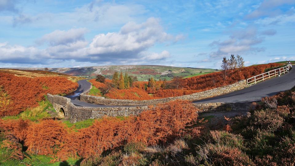 Cogden Bridge over the River Swale, North Yorkshire, England